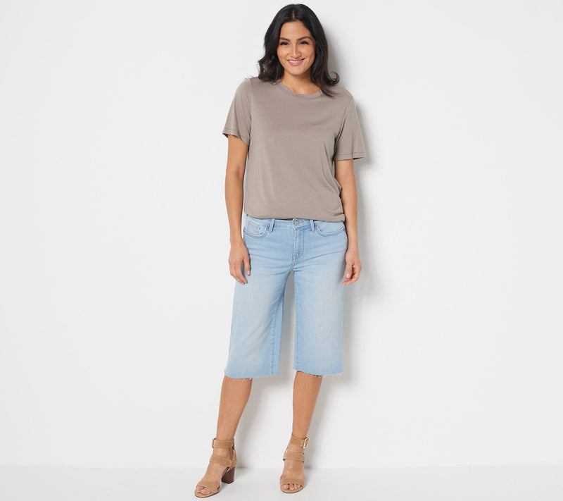 NYDJ Kristie '80s Bermuda Shorts- Hollander — View 3