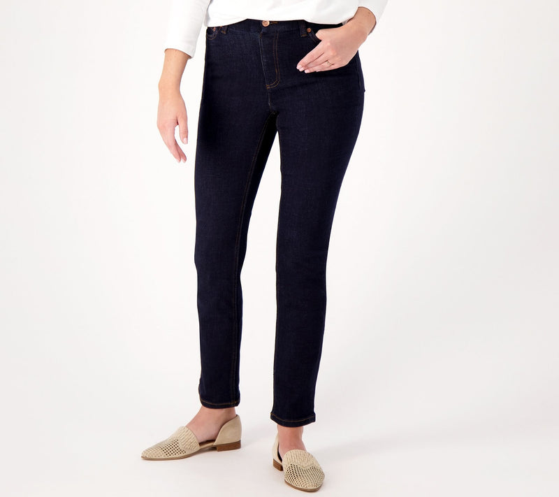 Denim & Co. Canyon Retreat Regular Easy Stretch Denim Jean — View 15