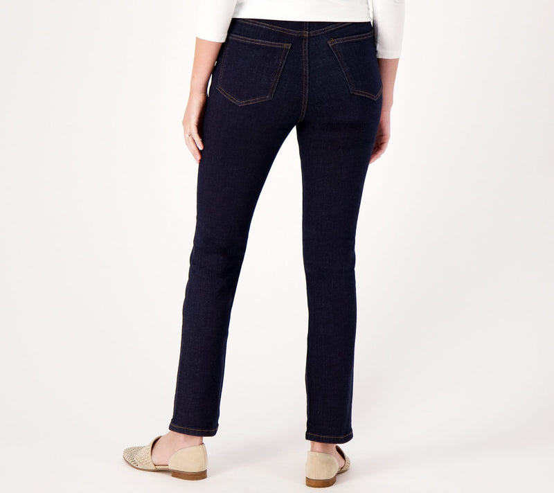 Denim & Co. Canyon Retreat Regular Easy Stretch Denim Jean — View 5