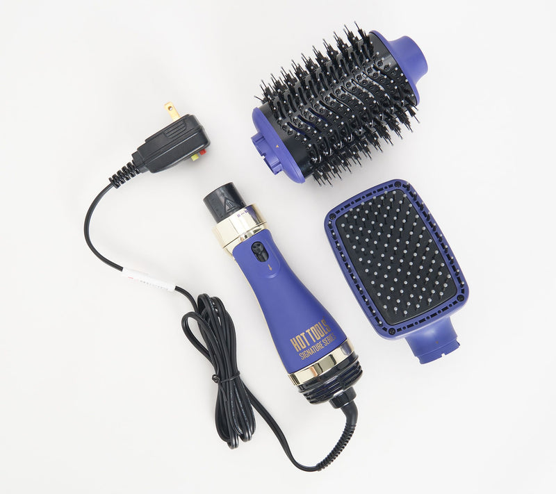 Hot Tools Pro Signature One Step Blowout Brush w/ Paddle Brush — View 2