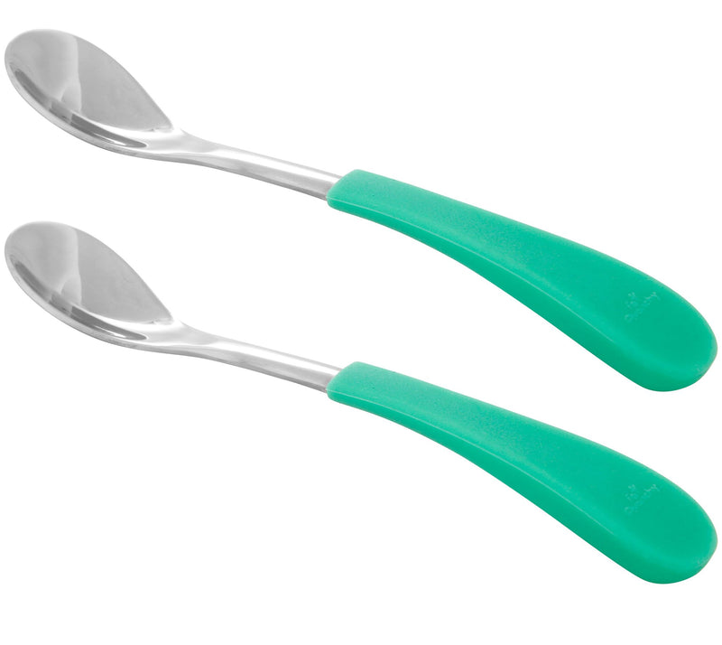 Avanchy Stainless Steel Infant Spoons - 2 Pack — View 3