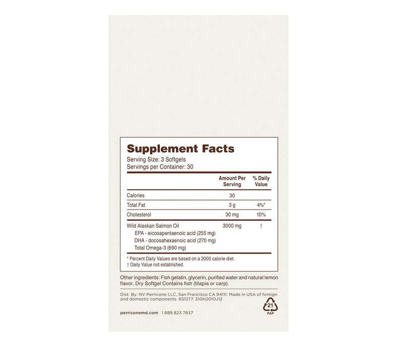 Perricone MD Omega 3 Supplement 30-Day Supply — View 3