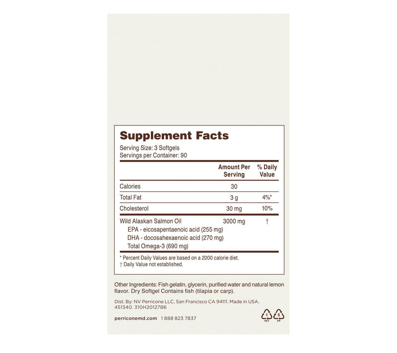 Perricone MD Omega 3 Supplement 90-Day Supply — View 3