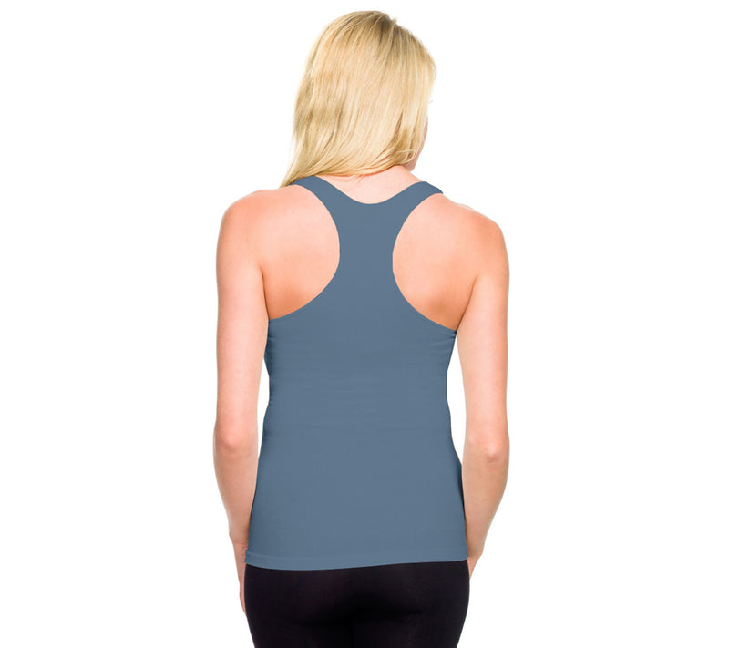 Skinnytees Ribbed Racerback Tank — View 41