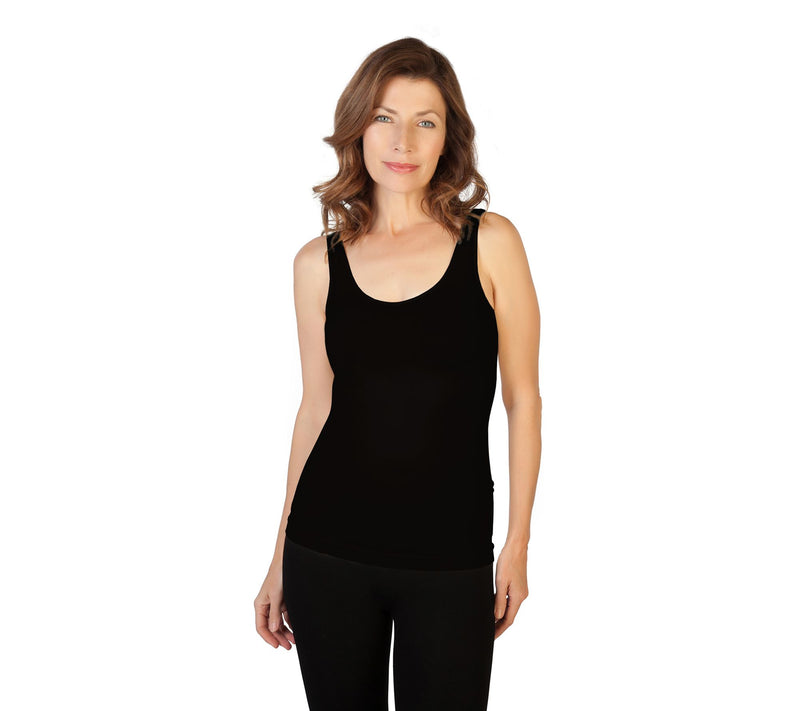 Skinnytees Missy Tank Top with Built-in-Bra — Main view