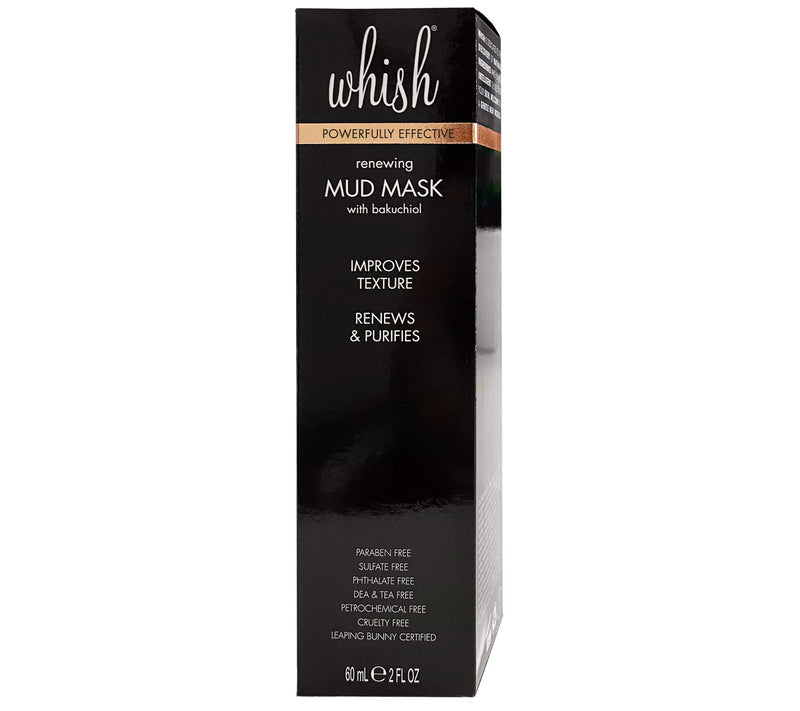 Whish Beauty Renewing Mud Mask with Bakuchiol,2 fl oz — View 2