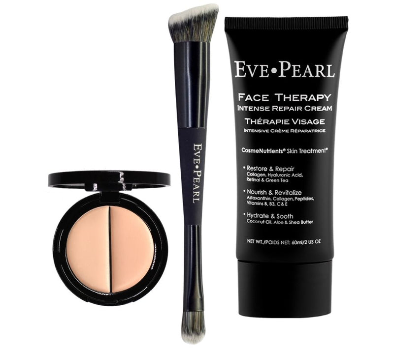 EVE PEARL Face Therapy, Dual Salmon Concealer & Brush — Main view