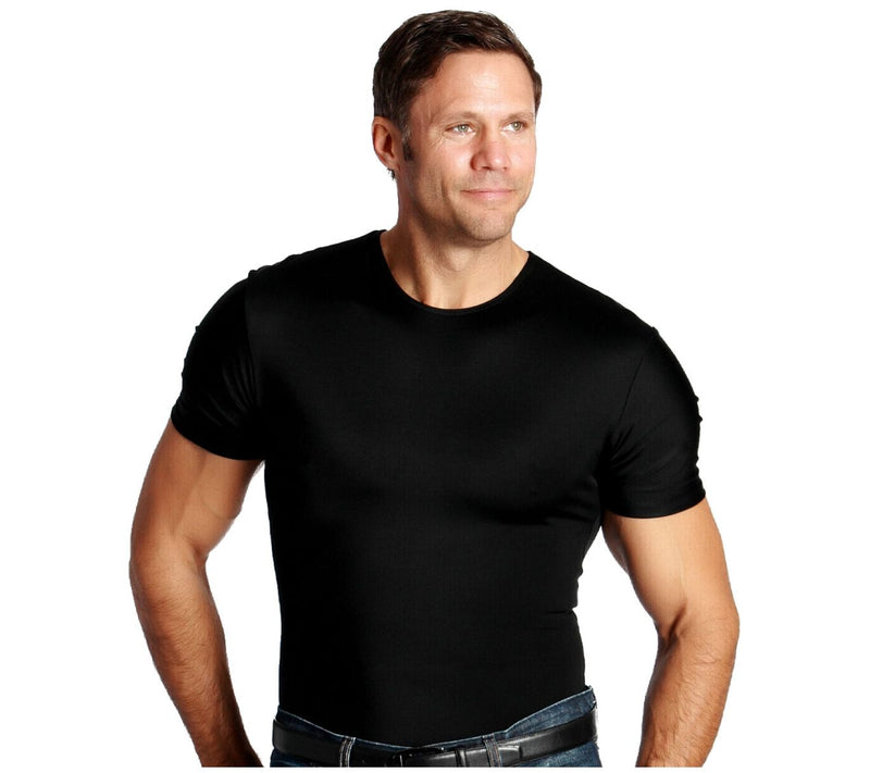 InstantFigure Men's Compression Short Sleeve Crew Neck Shirt — Main view