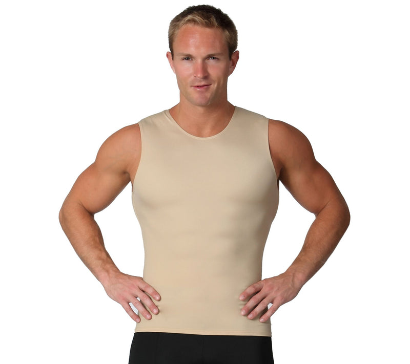 InstantFigure Men's Compression Sleeveless CrewNeck Tank — View 5