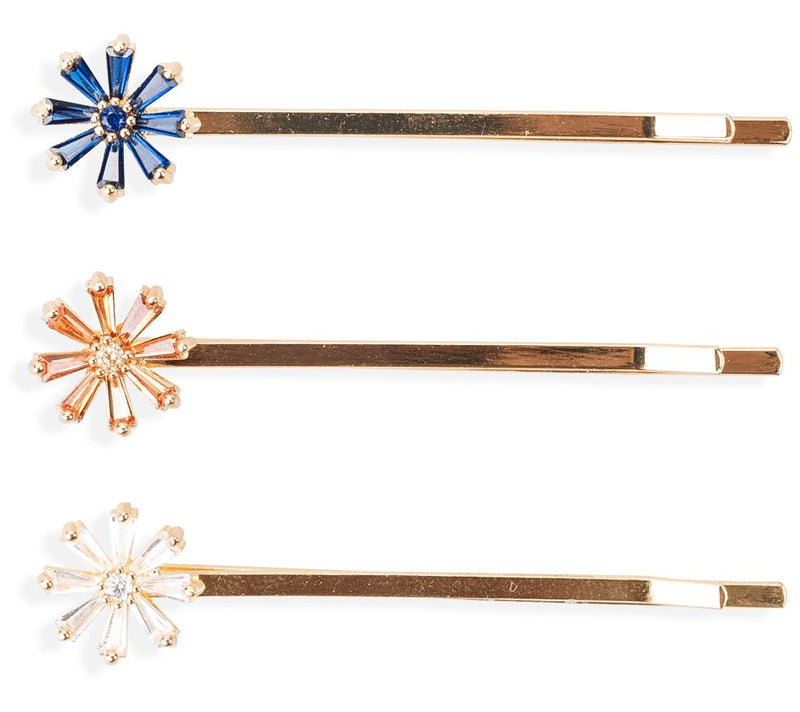 Violet & Brooks Set of Three Bobbie Pins - Poppy — View 5