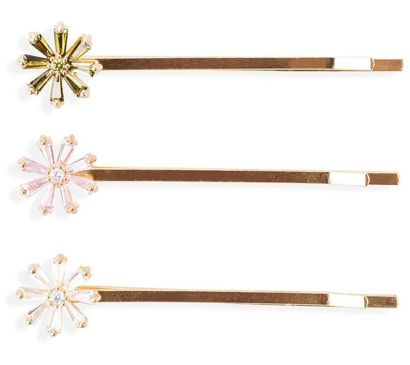 Violet & Brooks Set of Three Bobbie Pins - Poppy — Main view