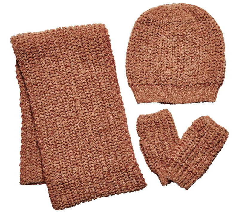 Four Buttons by San Diego Hat Chenille Knit Set — View 5