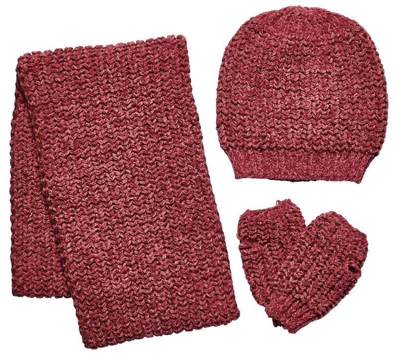 Four Buttons by San Diego Hat Chenille Knit Set — View 7
