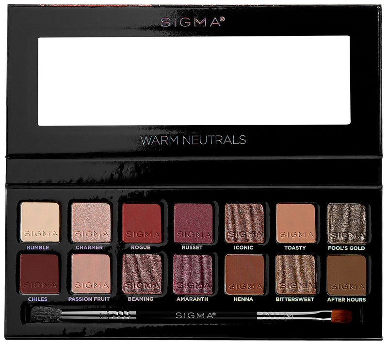Sigma Beauty Warm Neutrals Eyeshadow Palette — Main view