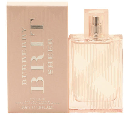Burberry Brit Sheer Ladies 1.6oz Eau DeToilette Spray