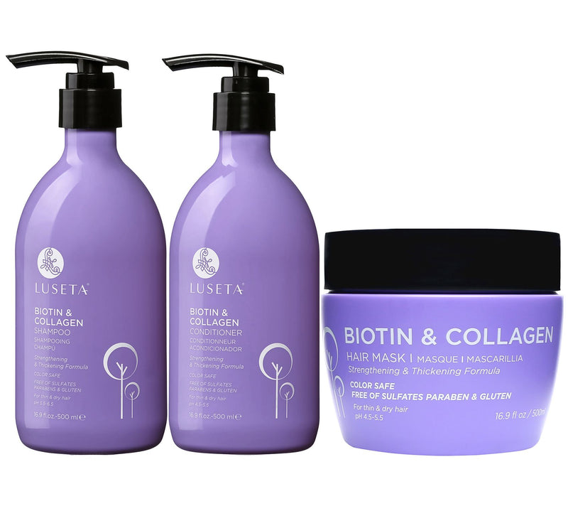 Luseta Biotin & Collagen Shampoo & Conditioner& Hair Mask — Main view