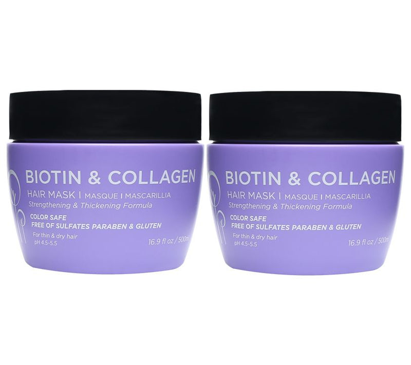 Luseta Biotin & Collagen Hair Mask Duo 16.9 oz — Main view