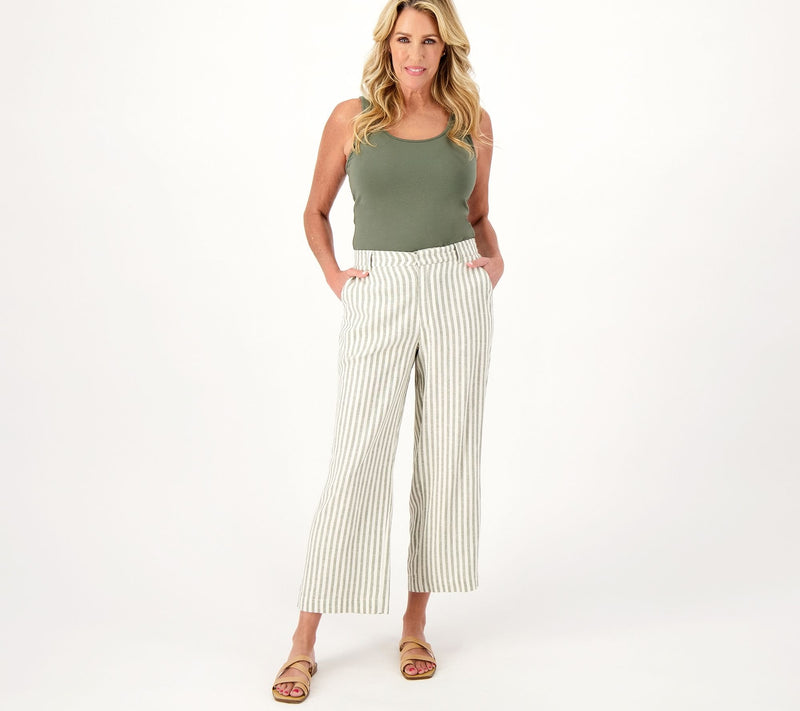 Candace Cameron Bure Wide Leg Crop Pants — View 6