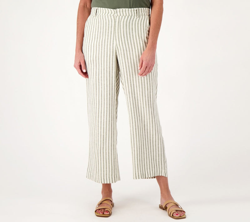 Candace Cameron Bure Wide Leg Crop Pants — View 4
