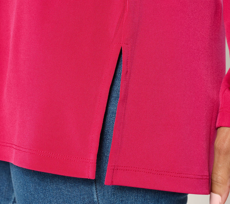 Susan Graver Modern Essentials Regular Liquid Knit Tunic Set — View 18