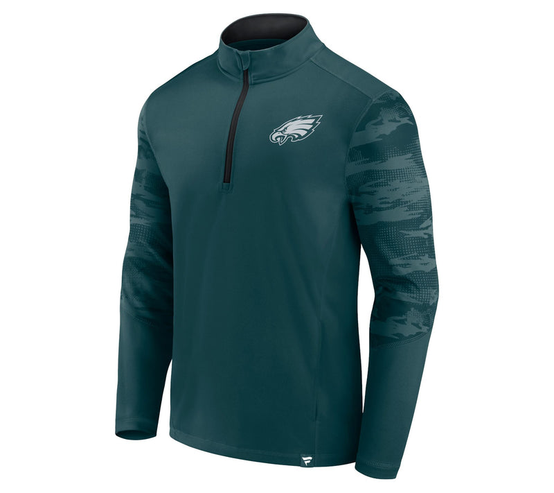 NFL Men's Quarter Zip Long Sleeve Pullover — View 2