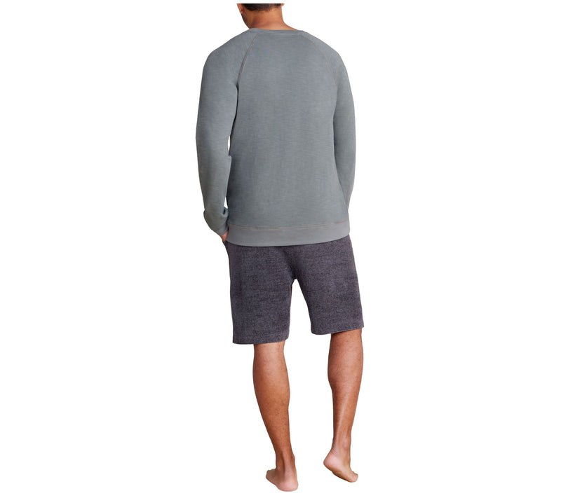 Barefoot Dreams CozyChic Ultra Lite Men's Loun ge Shorts — View 9