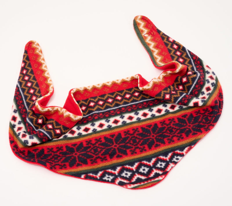 Cuddl Duds Fleecewear with Stretch Pet Bandana — View 16