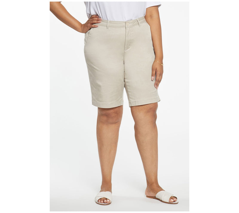 NYDJ Bermuda Shorts in Stretch Twill — View 9