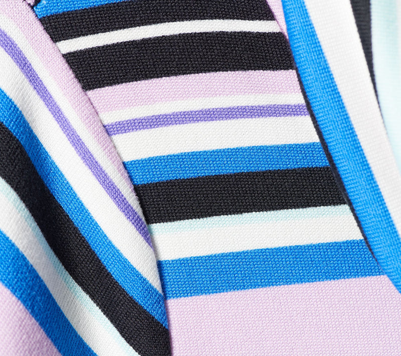 Sport Savvy Stripe Cowl Neck Pullover Neck Pullover — View 4