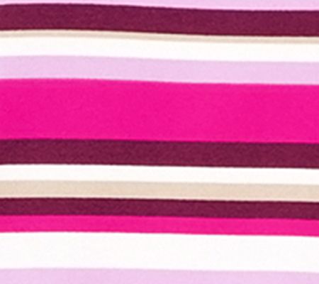 Sport Savvy Stripe Cowl Neck Pullover Neck Pullover — View 5