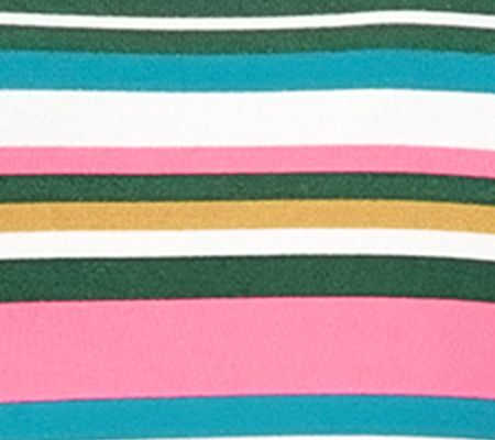 Sport Savvy Stripe Cowl Neck Pullover Neck Pullover — View 6
