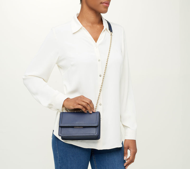 "As Is" Draper James Lana Front Flap Rope Chain Crossbody — View 14