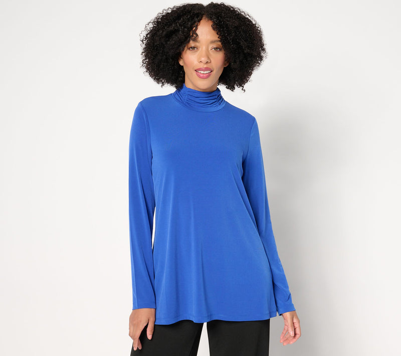 Susan Graver Modern Essentials Reg Liquid Knit A-Line Tunic — View 17