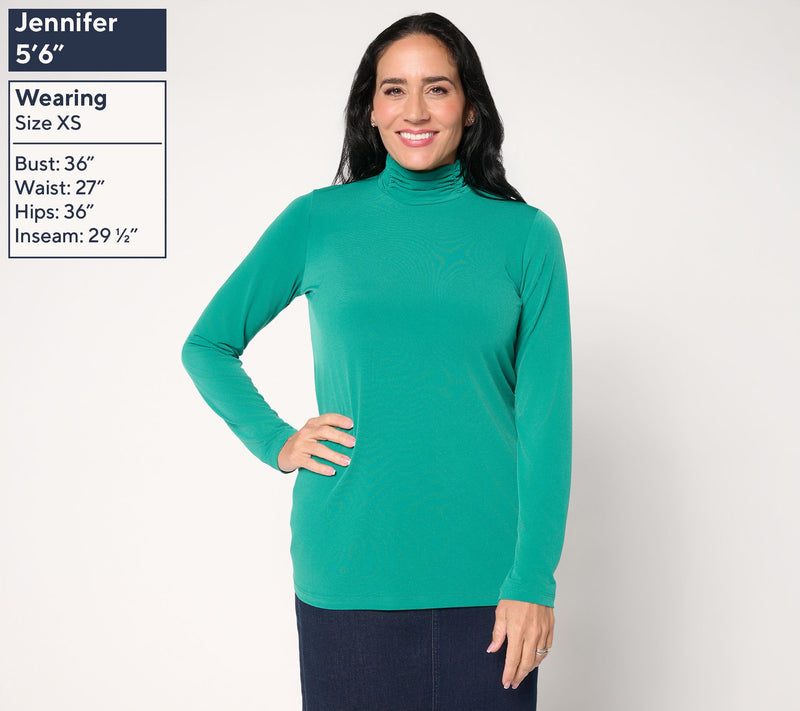Susan Graver Modern Essentials Reg Liquid Knit A-Line Tunic — View 19
