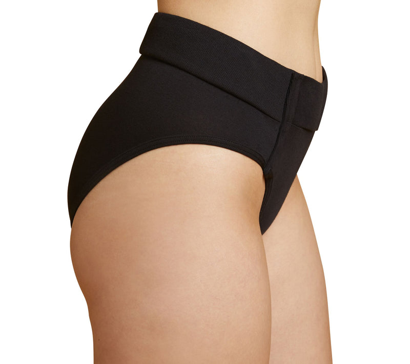 Slick Chicks Adaptive Highwaist Hook-and-Loop P nty - Black — View 7