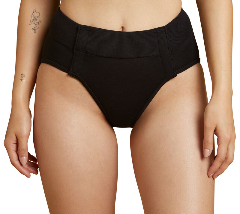 Slick Chicks Adaptive Highwaist Hook-and-Loop P nty - Black — View 5