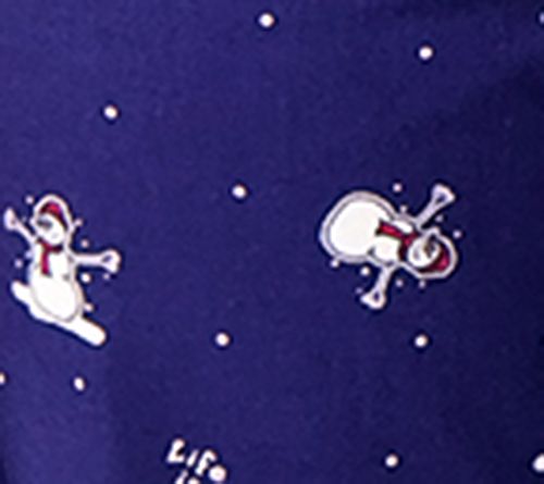 Life is Good Cotton Top and Flannel Pants Pajama Set — View 6