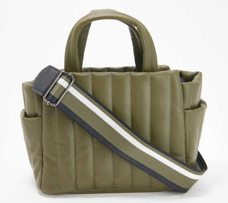 "As Is" Think Royln Faux Leather Tote with Removable Strap - Paxton — View 5