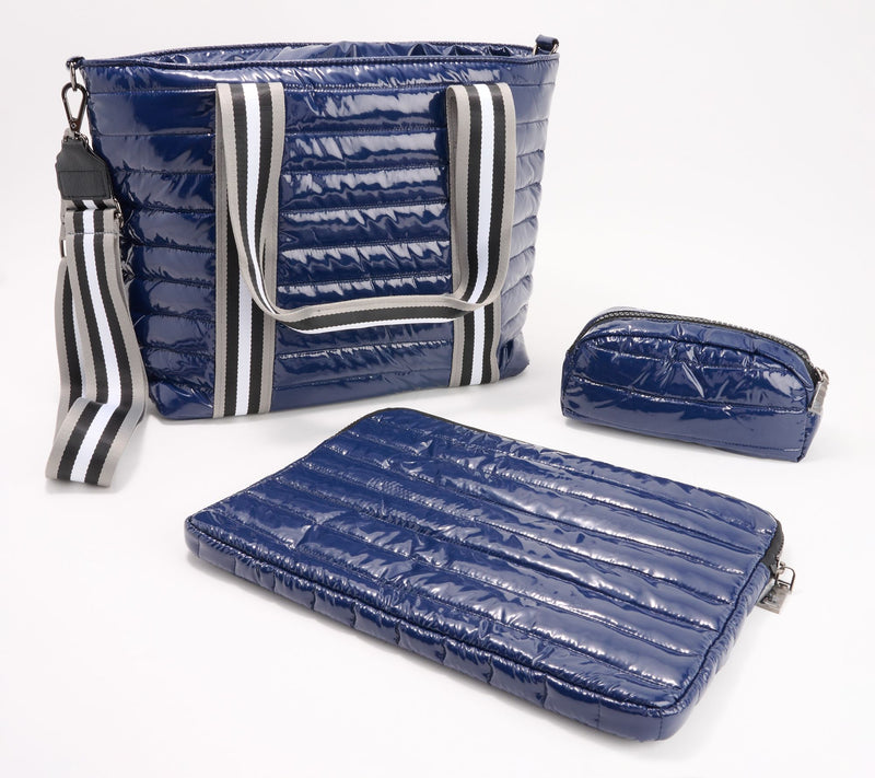 "As Is" Think Royln Tote with 2 Organizational Pouches — View 4
