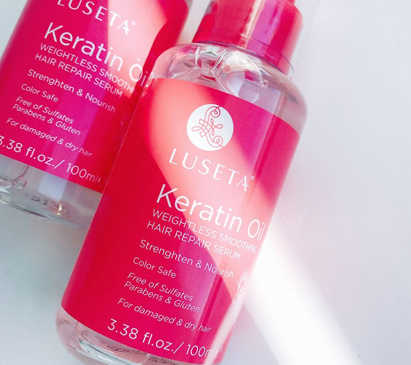 Luseta Keratin Oil Weightless Smoothing Hair Repair Serum — View 3