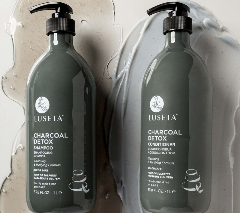 Luseta Charcoal Detox Shampoo & Conditioner Set33.8 oz — View 2