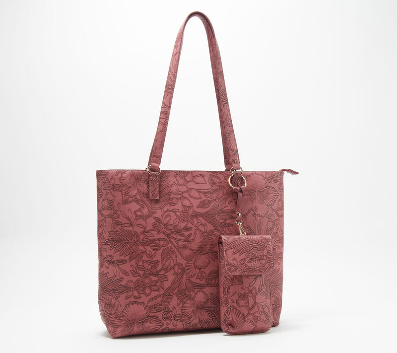 Save the Girls Floral Tote_with Touchscreen Crossbody — View 11