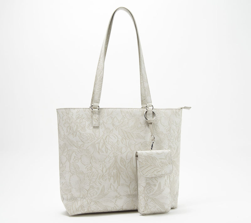 Save the Girls Floral Tote_with Touchscreen Crossbody — View 7