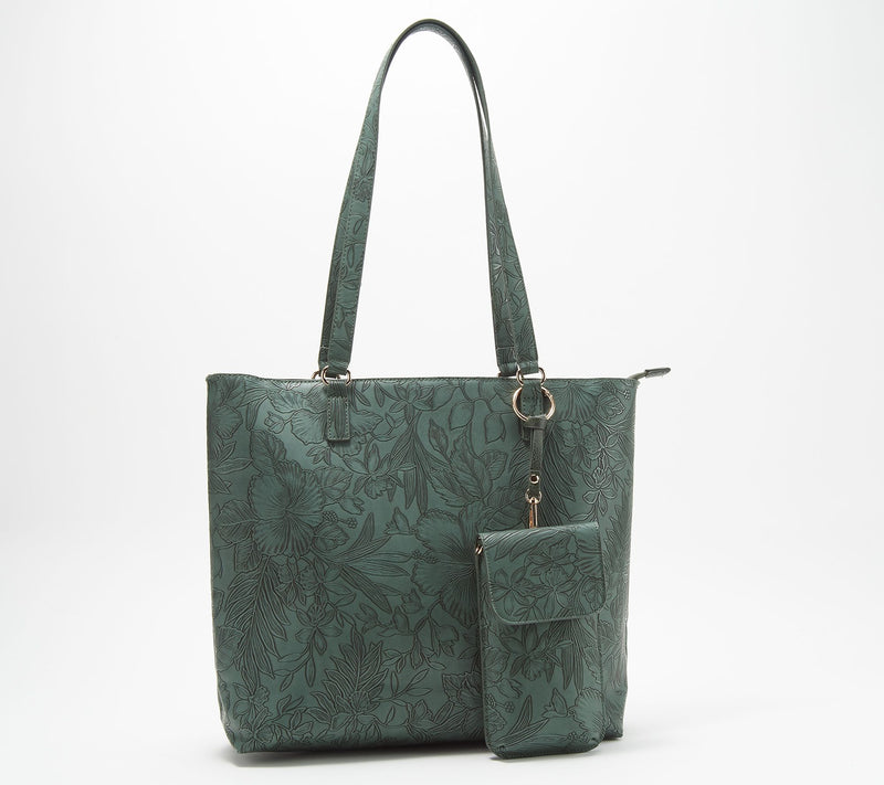 Save the Girls Floral Tote_with Touchscreen Crossbody — View 5