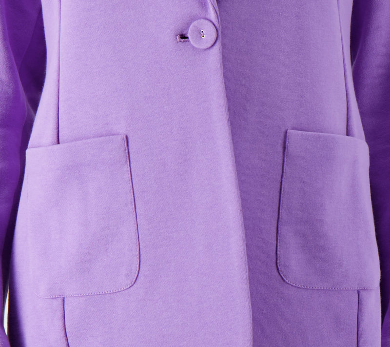 Susan Graver Weekend Petite Marina Knit Blazer — View 18