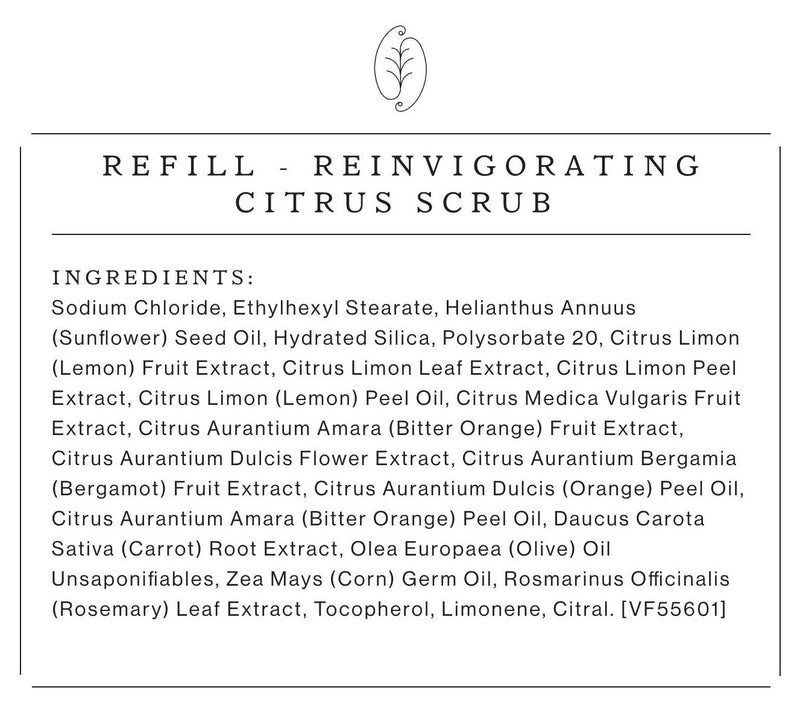 Villa Floriani Costa Refill Reinvigorating Citr us Scrub — View 4
