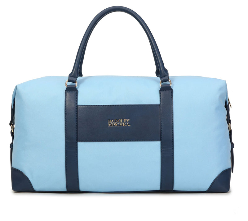Badgley Mischka Barbara Tote Weekender - Light Blue — View 8