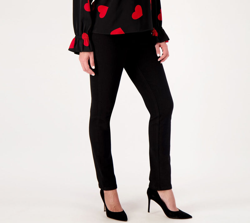 Belle by Kim Gravel Reg Flexibelle Slim Straight-Leg — View 14