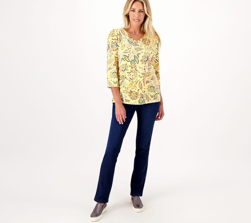 Belle by Kim Gravel Pet Flexibelle Slim Straight-Leg — View 13