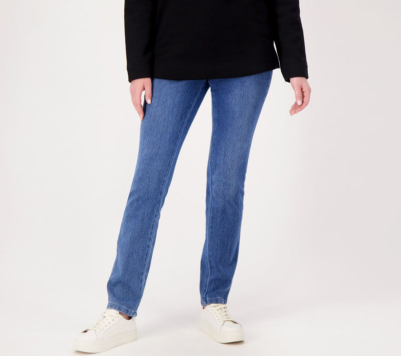 Belle by Kim Gravel Pet Flexibelle Slim Straight-Leg — View 7